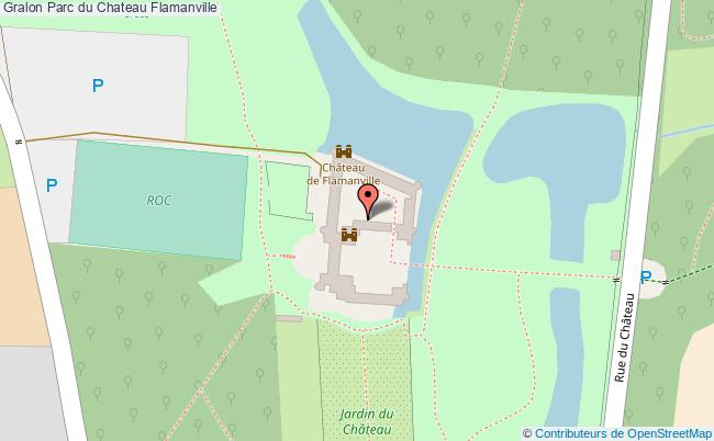 plan Parc Du Chateau Flamanville Flamanville