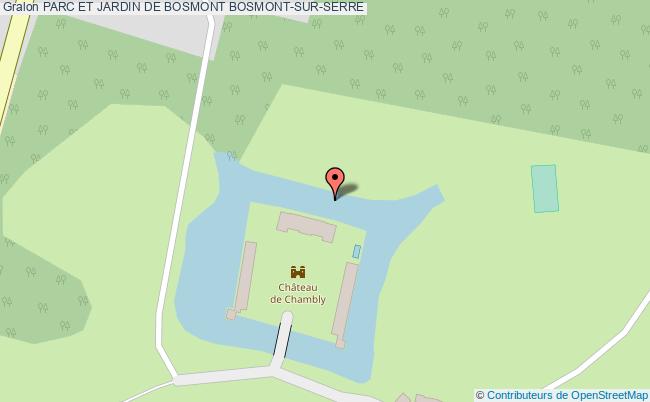 plan Parc Et Jardin De Bosmont Bosmont-sur-serre BOSMONT-SUR-SERRE