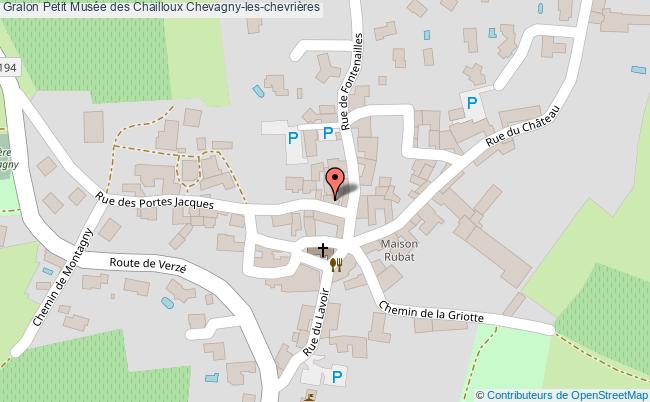 plan Petit Musée Des Chailloux Chevagny-les-chevrières Chevagny-les-chevrières