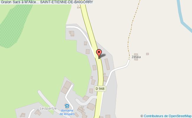 plan Sacs à M'alice... Saint-etienne-de-baigorry SAINT-ETIENNE-DE-BAIGORRY