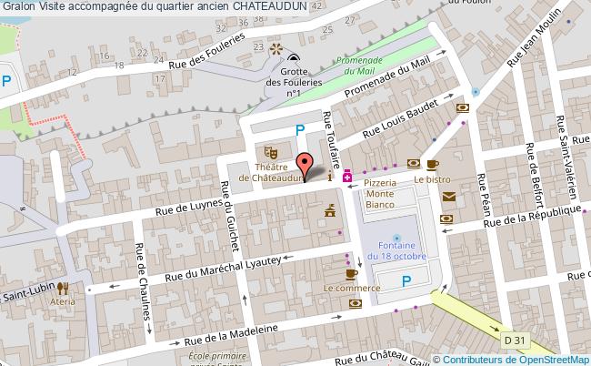 plan Visite Accompagnée Du Quartier Ancien Chateaudun CHATEAUDUN