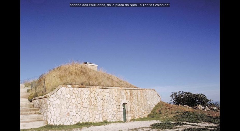 batterie des Feuillerins, de la place de Nice