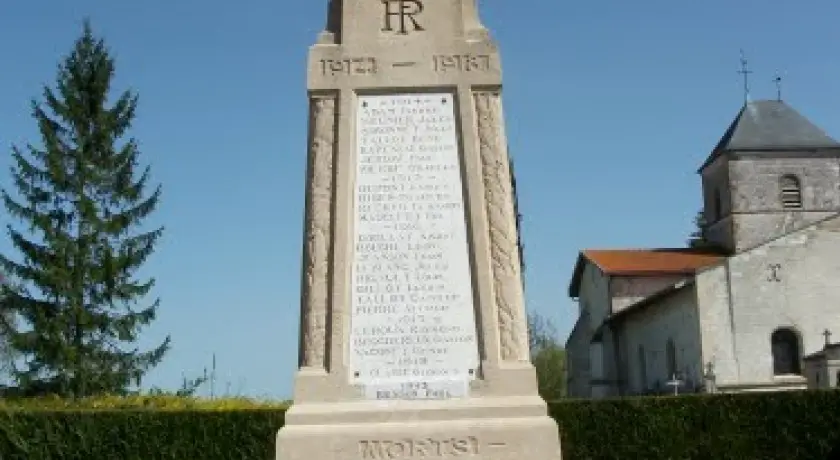 Monument aux morts de la guerre 1914-1918 à Blacy (51)