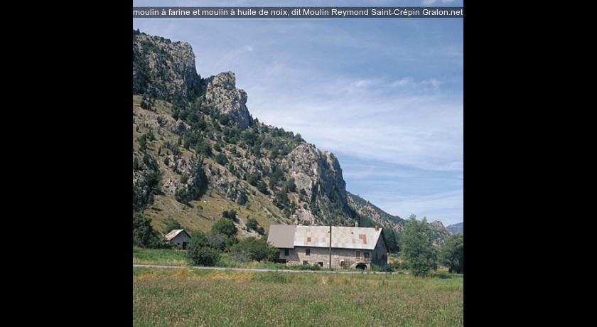 moulin à farine et moulin à huile de noix, dit Moulin Reymond