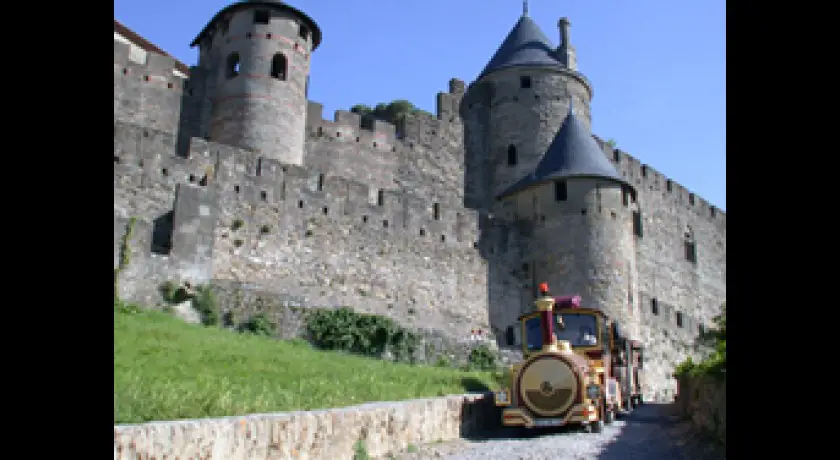 Train touristique de la cité de Carcassonne